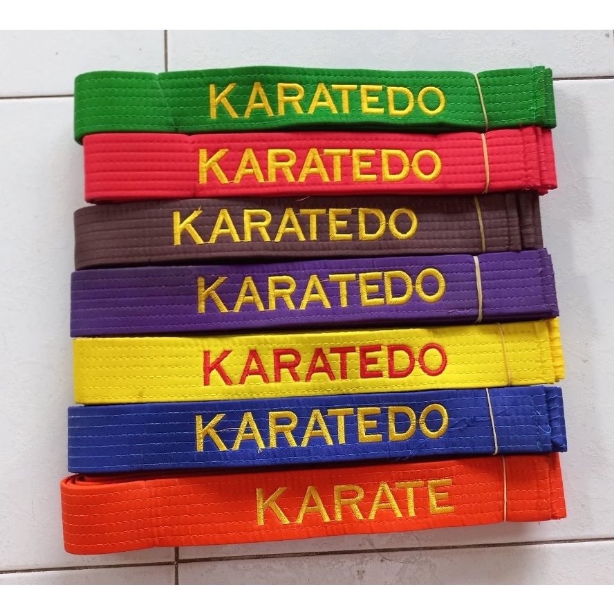 Đai Màu Thêu Karatedo