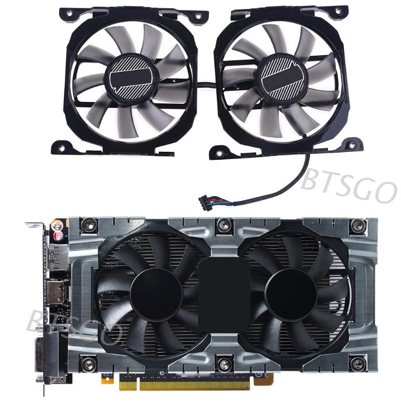 1 Cặp Quạt Tản Nhiệt Dc 12v 0.45a Cho Inno3d 260 Gtx 750ti Gtx660