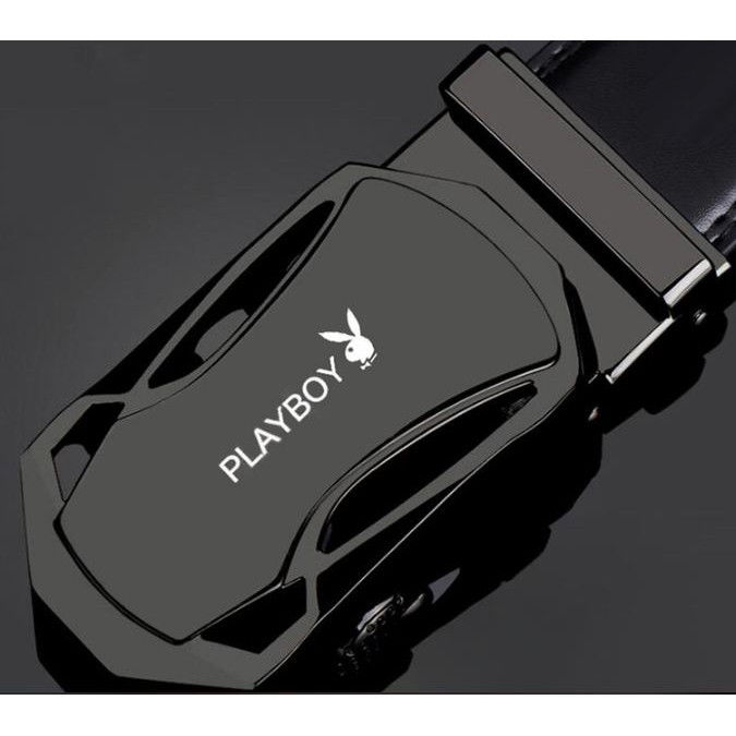 Thắt lưng da nam Playboy mặt vuông cao cấp - phong cách lịch lãm hot 2020