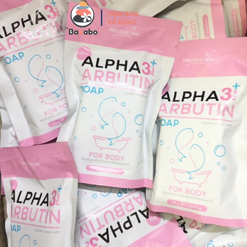 XÀ BÔNG TRẮNG DA ALPHA ARBUTIN 3PLUS THÁI LAN CHÍNH HÃNG 80GR - HÀNG CÓ SẴN - TẶNG KÈM TÚI LƯỚI TẠO BỌT CAO CẤP | BigBuy360 - bigbuy360.vn