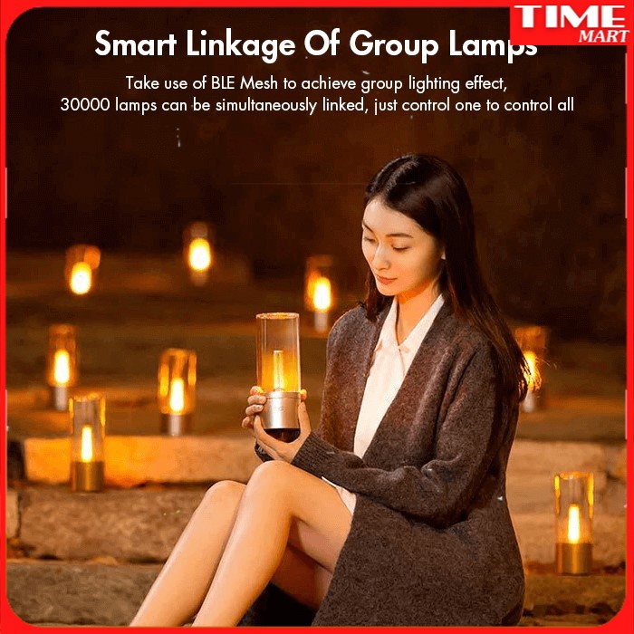 [CHÍNH HÃNG] Đèn nến điện tử thông minh XIAOMI YLFW01YL. Pin 2100mAh [TIME_MART siêu thị tiện ích gia đình]