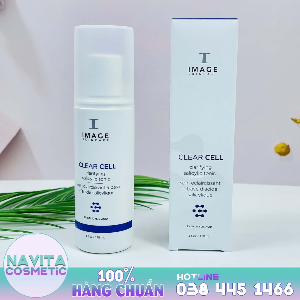Nước cân bằng PH Image Clear Cell Salicylic Clarifying Tonic 118ml