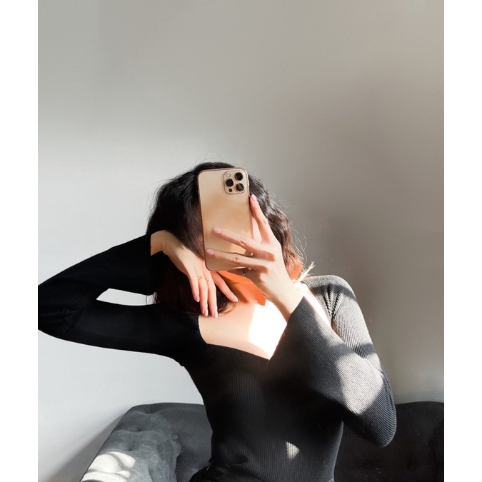 [Lướt Sang Để Xem Ảnh Thật] Áo Len Dệt Kim Cổ Vuông | BigBuy360 - bigbuy360.vn