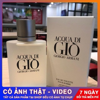 [CHÍNH HÃNG] Nước Hoa Nam Nữ Cao Cấp Aqua Di Giò Trắng  100ml Cực Thơm Thơm Lâu