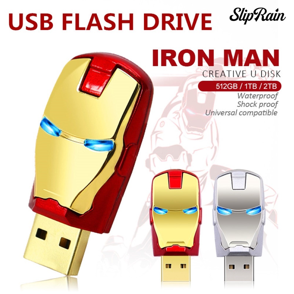 ☺Usb 2.0 512GB 1TB 2TB Hình Iron Man