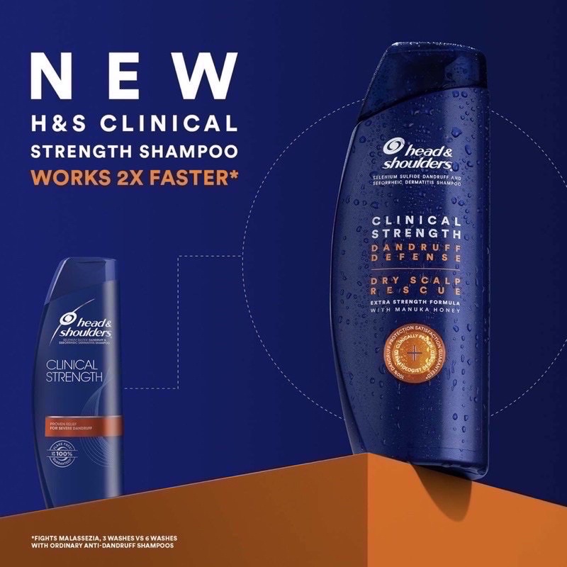 DẦU GỘI GIẢM GÀU NẤM HEAD MỸ HEAD &amp; SHOULDERS CLINICAL STRENGTH 400ML