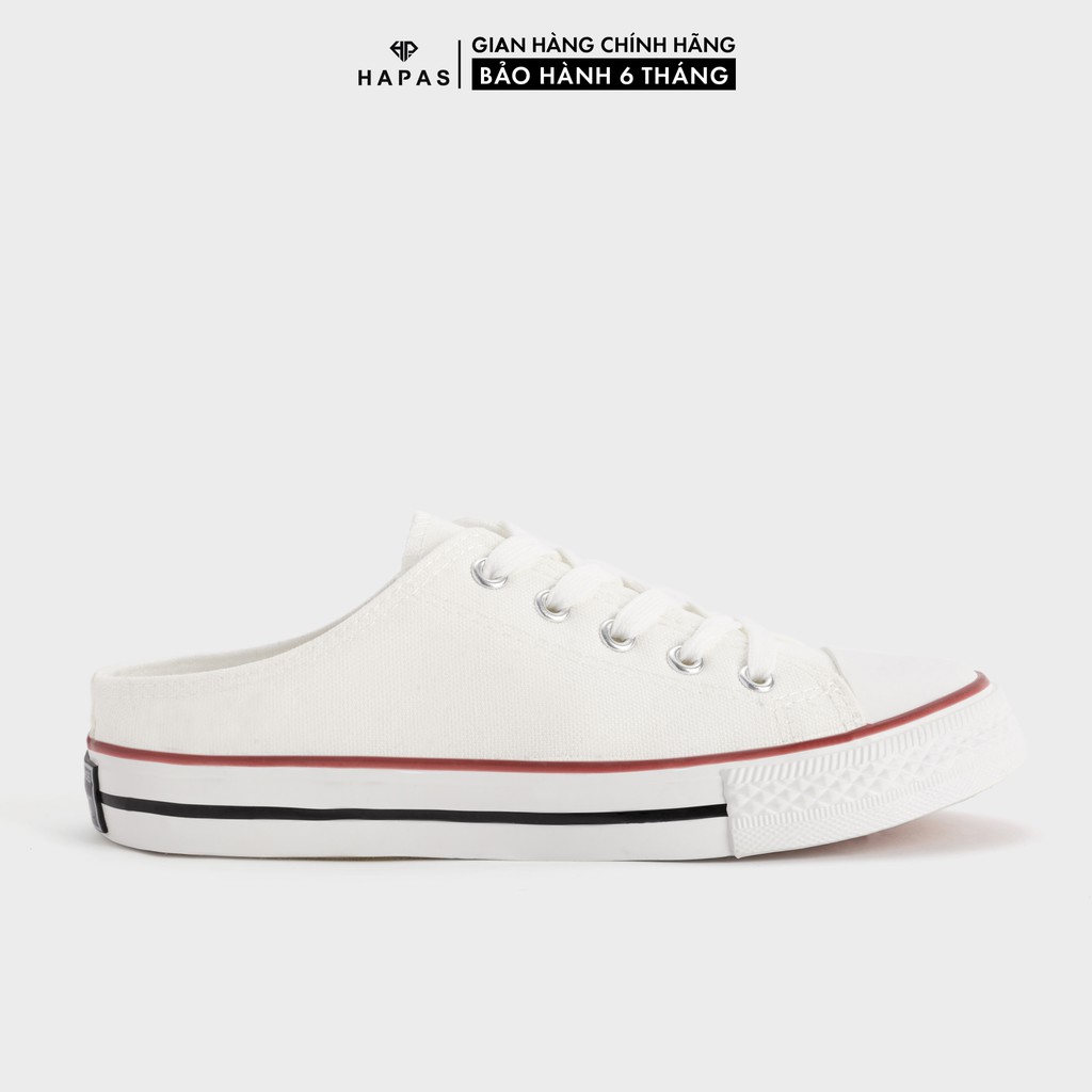 Giày Sục Nữ Vải Đạp Gót Mules Hở Gót Sneaker Đế 3cm Thể Thao HAPAS - GSK368 | BigBuy360 - bigbuy360.vn