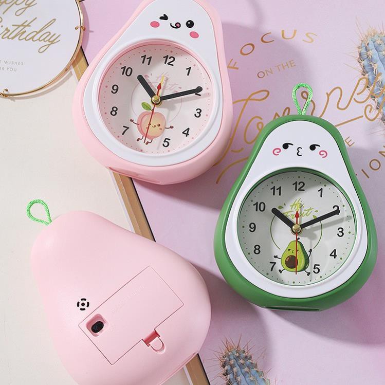 Đồng Hồ Báo Thức - Đồng Hồ Để Bàn Hình Dáng Trái Cây Hoạt Hình Dễ Thương