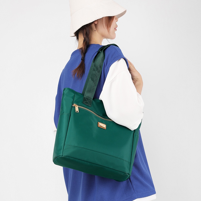 Túi Xách Canvas Sức Chứa Lớn Thời Trang Mùa Hè Phong Cách Hàn Quốc Cho Nữ