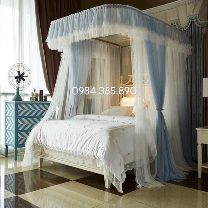 Màn/ Mùng khung 2 cột không khoan cao cấp A903