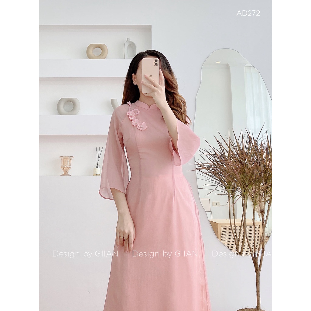Áo Dài Voon Thiết Kế By Giian Siêu Sang Chảnh Trẻ Trung Phù Hợp Mặc Cho Nhiều Sự Kiện, ADV Cam Kết Chất Lượng,Chuẩn Phom
