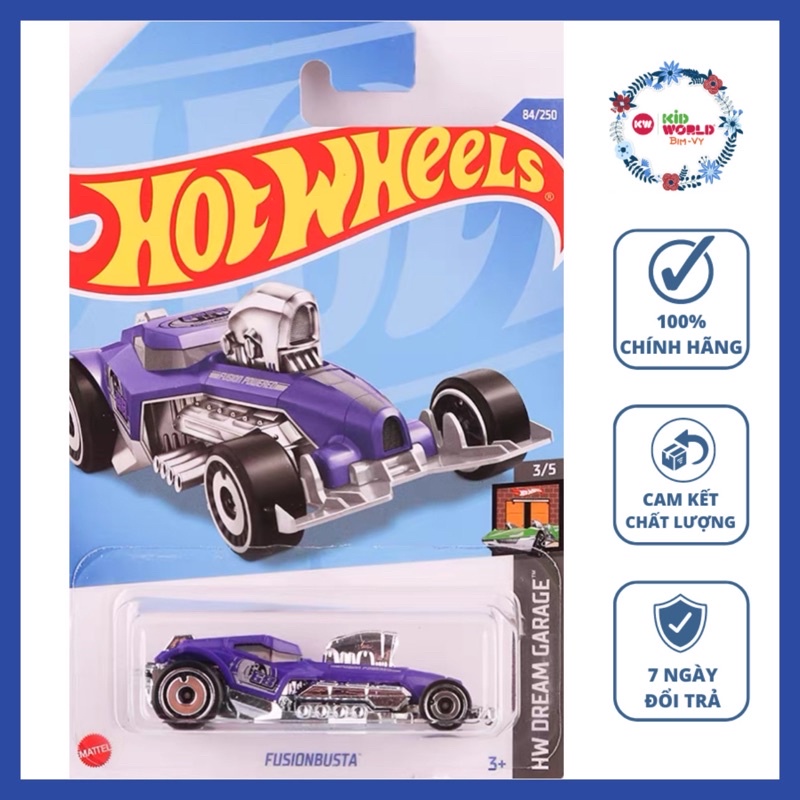 Xe mô hình Hot Wheels basic Fusionbusta HCT92, 40K.