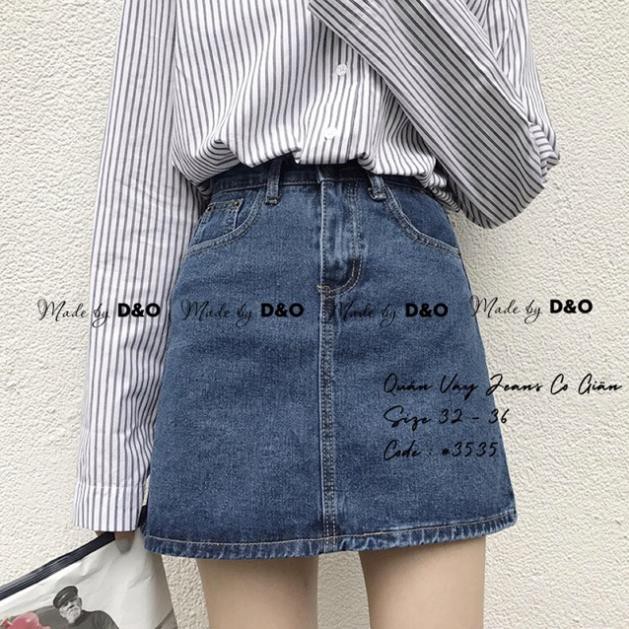 12.12 Xả - Chân Váy Jeans Có Quần Đùi Trong - Quần Váy Jeans Đại Phom To CO GIÃN MẠNH 2 Màu Lai Cuốn Y88 ' 2021 . ᴬ | BigBuy360 - bigbuy360.vn