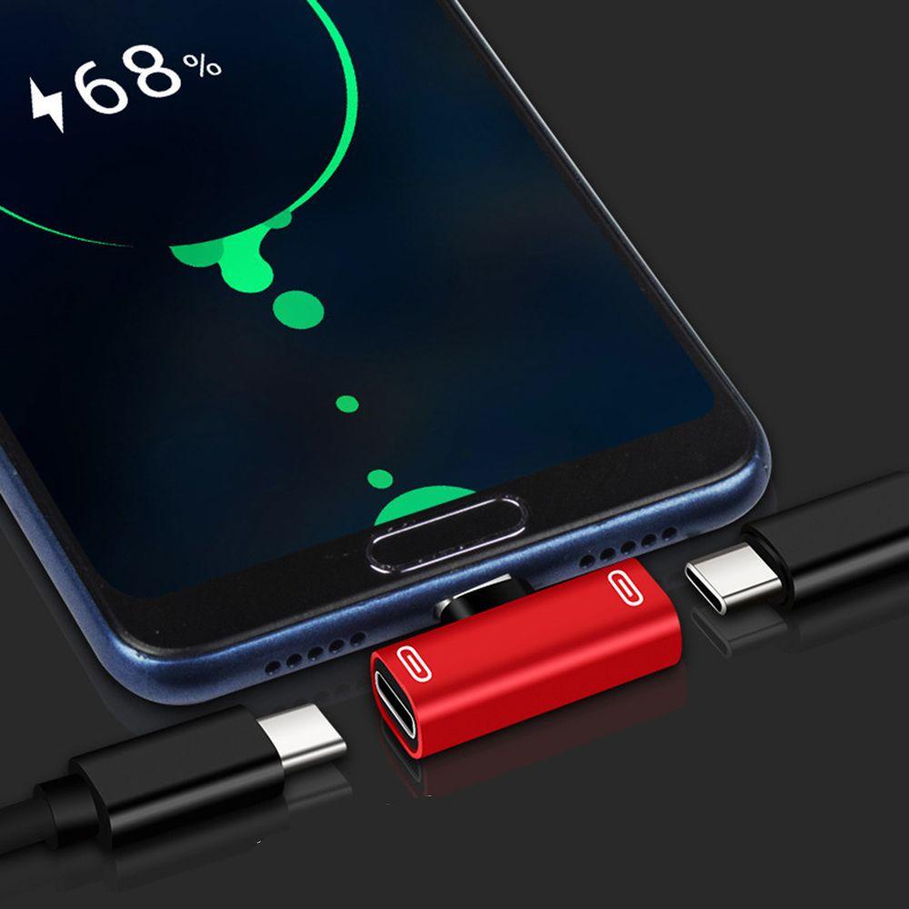 BTLIMER Đầu Chuyển Đổi Tai Nghe Loại C 2 Trong 1 Từ Cổng 3.5mm Sang Cổng 3.5mm