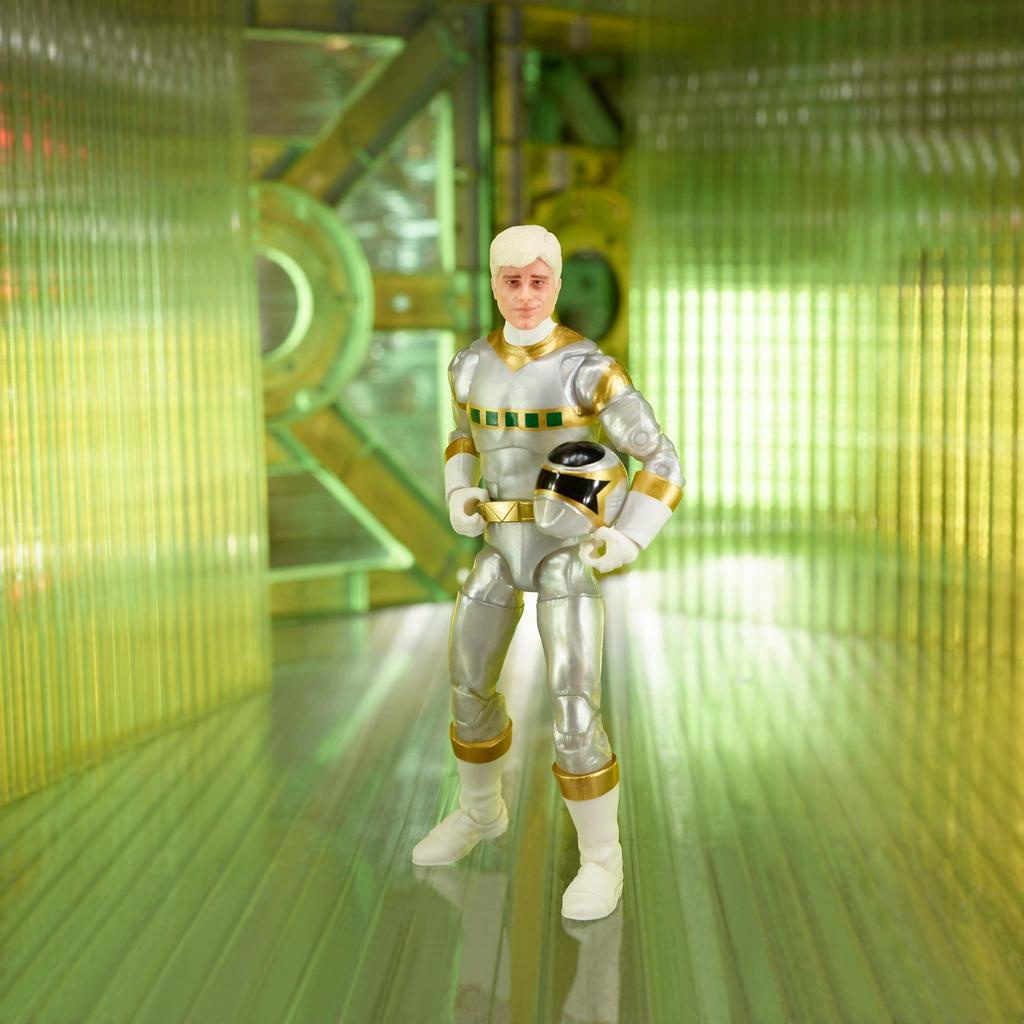 Mô Hình Power Ranger Lightning Collection In Space Silver Ranger Hasbro Siêu Nhân Vũ Trụ Bạc