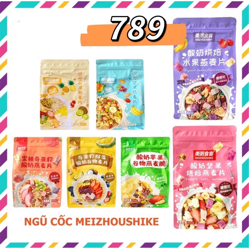 Ngũ cốc sữa chua hoa quả/ngũ cốc ăn kiêng 500gr