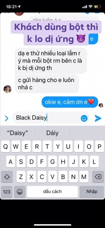 BLACK DAISY