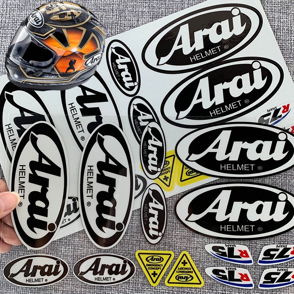 Sticker Phản Quang Dán Trang Trí Nón Bảo Hiểm Phong Cách Nhật Bản Độc Đáo