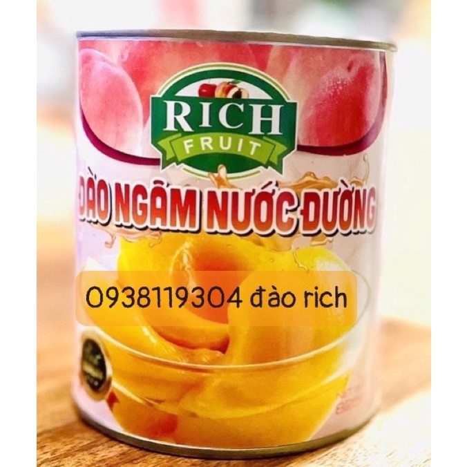 THÙNG  Đào rich 825g * 12lon