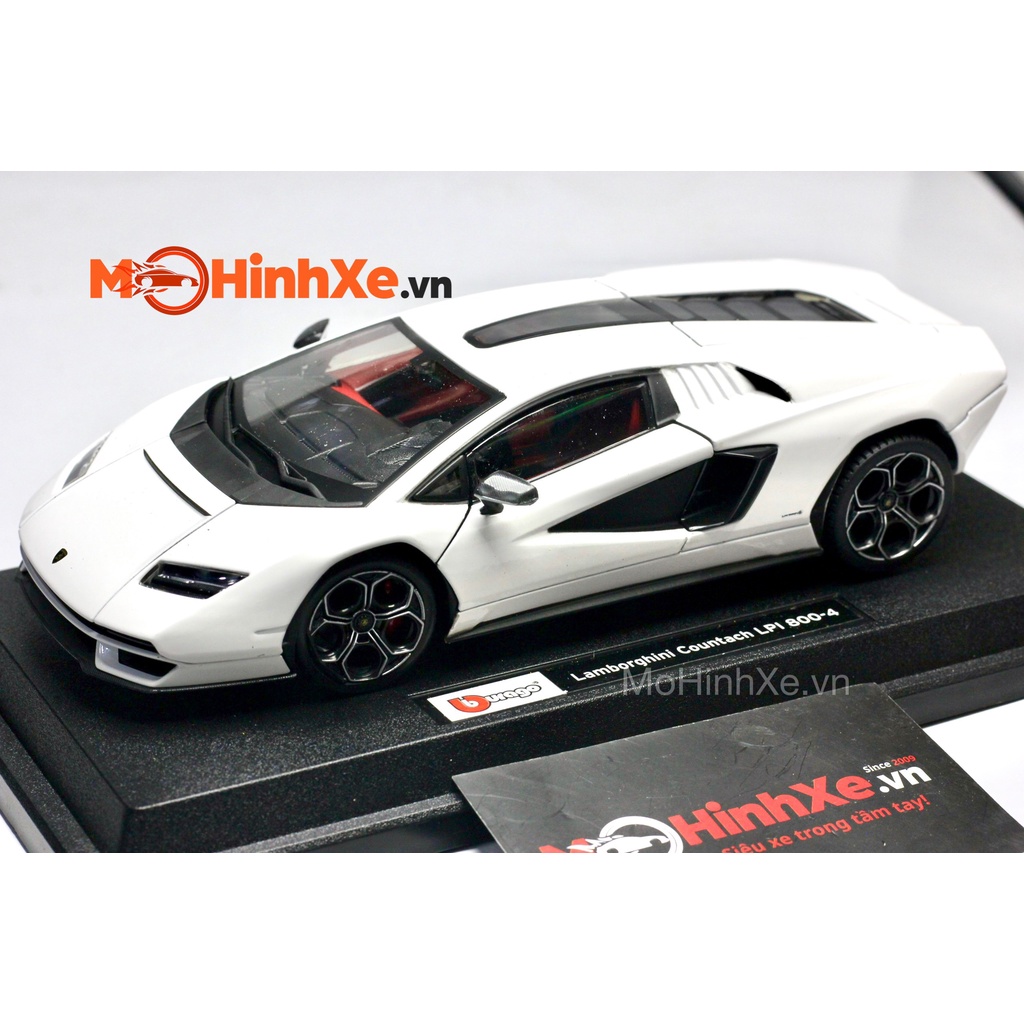 MÔ HÌNH XE LAMBORGHINI COUNTACH LPI 800-4 1:24 BBURAGO
