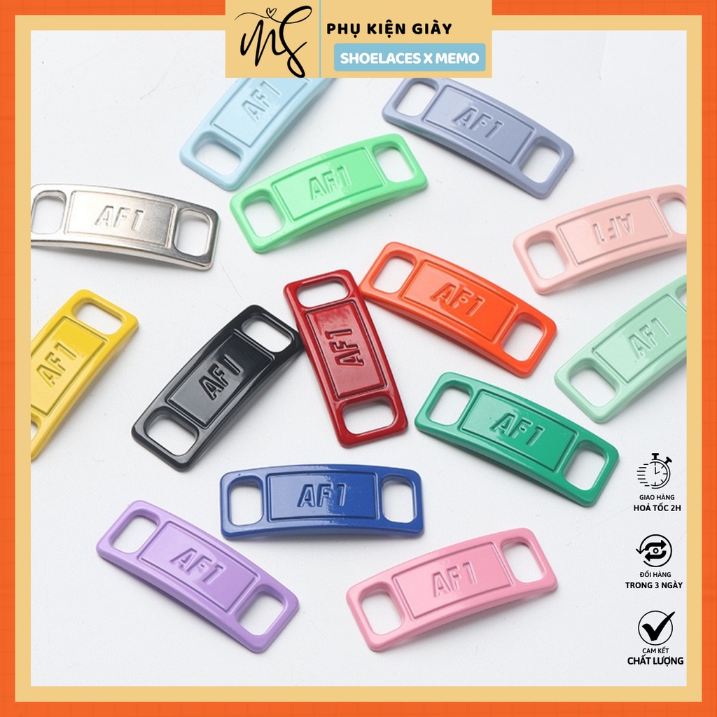 Lacetags Pastel AF1 Khoá Dây Giày Sắc Màu- Phụ kiện dây giày Lacetag & pins