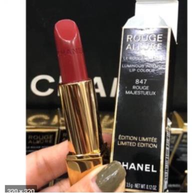 Son Chanel 847 Rouge Majestueux – Màu Đỏ lạnh đậm | BigBuy360 - bigbuy360.vn