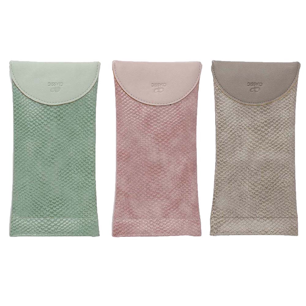 Ví đựng mắt kính bằng da rắn chống trầy