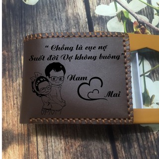 Ví Khắc Tên | Bóp Khắc Tên | Ví Khắc Chữ | Bóp Khắc Chữ