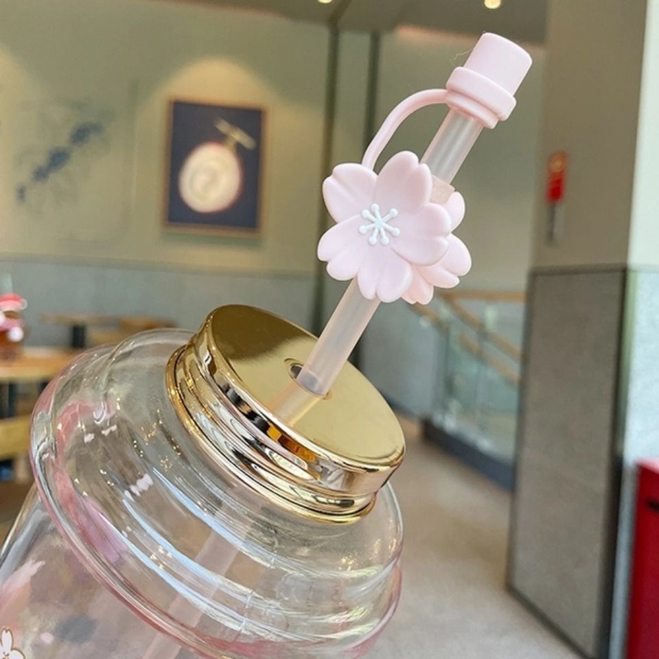 Ly Uống Nước Starbucks 2021 Hai Mặt Kèm Ống Hút