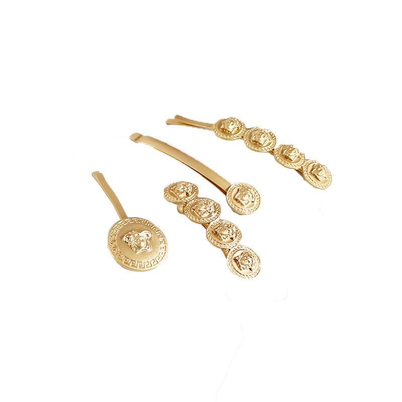 Kẹp Tóc Kim Loại Thiết Kế Đơn Giản Thời Trang Cho Nữ