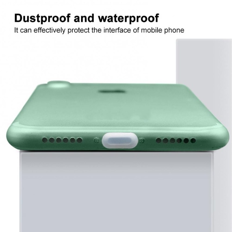 Set 5 Nút Silicon Bịt Cổng Sạc Tai Nghe Compatible For Apple Chống Bụi Chống Mài Mòn Thông Dụng
