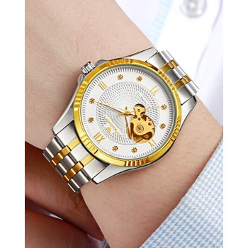 Đồng hồ đeo tay nam FNGEEN quà lưu niệm quà tặng cao cấp đồng hồ cơ không chạy pin tặng sinh nhật tặng bạn trai Asam