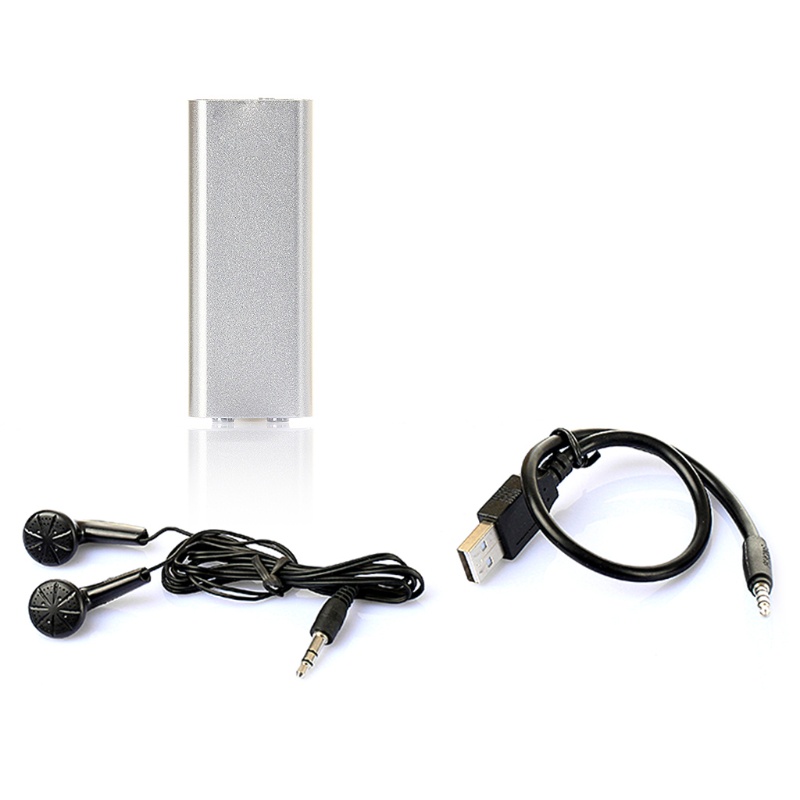 Máy Ghi Âm Mini Star 8G Kèm Tai Nghe Và Dây Cáp USB MP3
