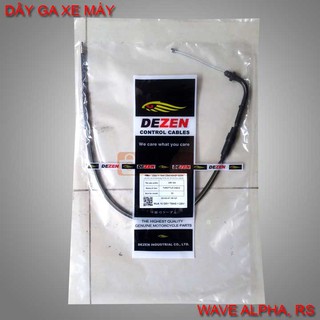 Dây ga wave alpha, rs chính hãng dezen loại cao cấp