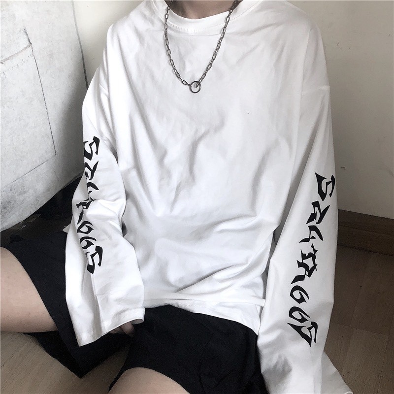 Áo thun tay dài form rộng SG4T NEKO.SG, Áo thun Streetwear Ulzzang SWT78
