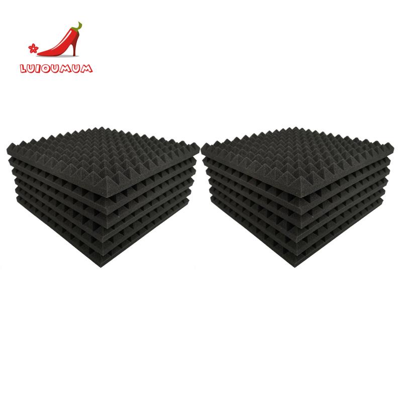 Set 24 Miếng Xốp Cách Âm Chống Ồn Hình Kim Tự Tháp Cho Echo