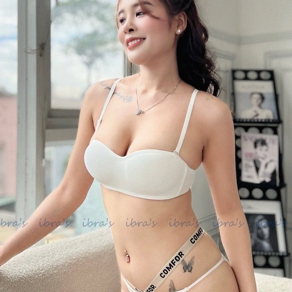 Áo Quây Ngực Không Dây iBRA'S STORE Áo Lót Không Gọng sexy Nữ Chống Tụt Bra Không Dây Chống Chảy Xệ tiện lợi A29