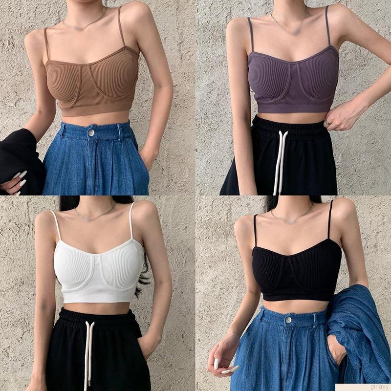 Áo lửng hai dây quyến rũ hợp nhiều màu tùy chọn thời trang dành cho nữ