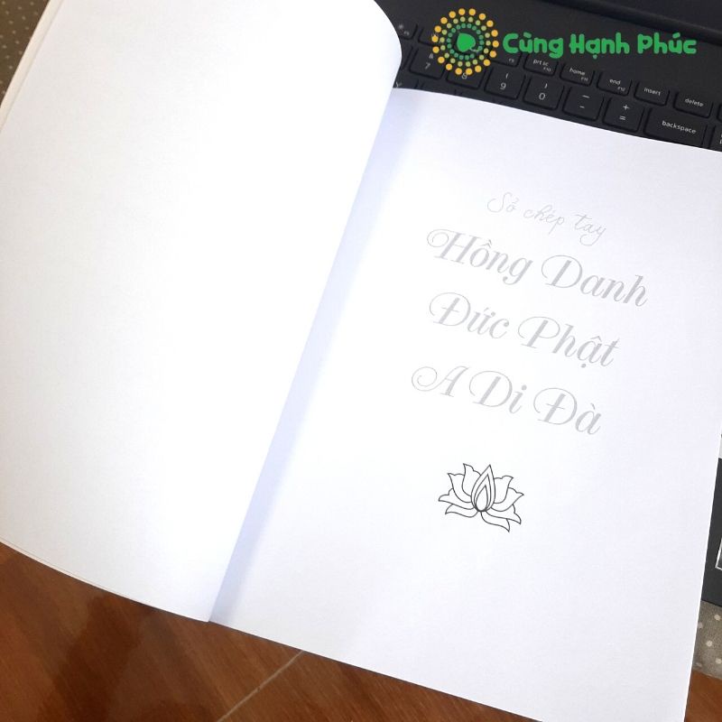 Tập Vở Chép Kinh - Chép 6 chữ Hồng Danh Nam Mô A Di Đà Phật