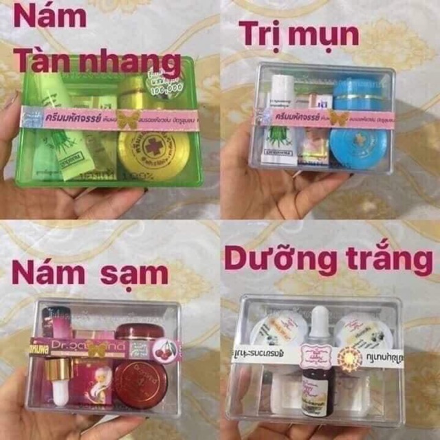 Kem trắng da nám mụn tàn nhang