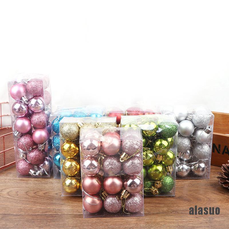 Bộ 24 Trái Cây Nhân Tạo Trang Trí Giáng Sinh