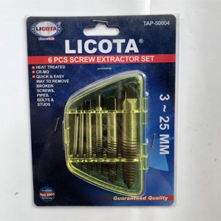 Bộ mở ốc gãy 6 cây licota tap-50004