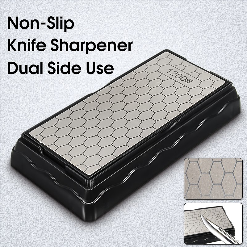 600/1200 Máy mài đá mài hai mặt Kim cương Đá mài dao Mài đá bếp Đầu bếp Dao mài Đá mài