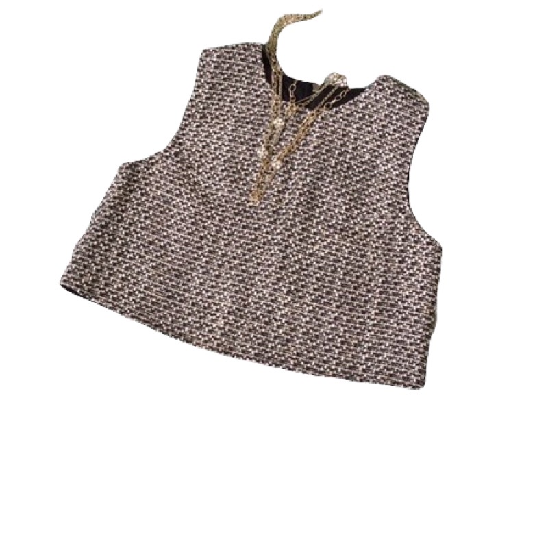 Áo ghile nữ dáng croptop, dạ tweed trẻ trung, dễ mix với nhiều phóng cách khác nhau