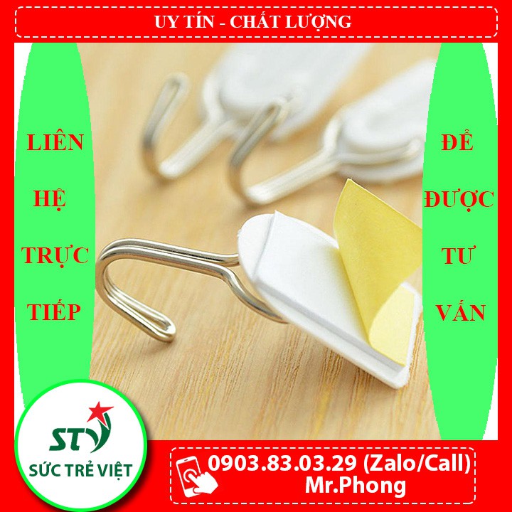 Móc dán tường, móc dính tường, móc dán tường siêu chắc
