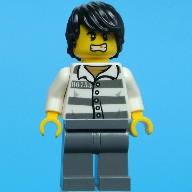 Nhân vật LEGO Minifigures Tù Nhân / Tội Phạm Đào Tẩu, Hàng Đan Mạch