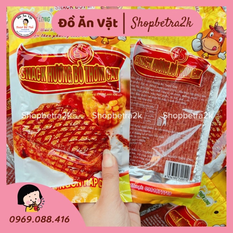 [Xả Kho] 10 gói bò miếng cay cay