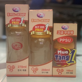 Bình sữa gb baby ppsu 160ml - 270ml - 280ml