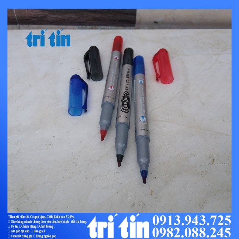 Bút lông dầu TL PM-04 Xanh - Đen - Đỏ