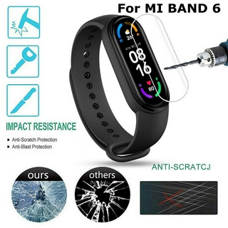 Miếng Dán Bảo Vệ Màn Hình Bằng Tpu Mềm Trong Suốt Cho Đồng Hồ Xiaomi Mi Band 6 1 2 5 Chiếc